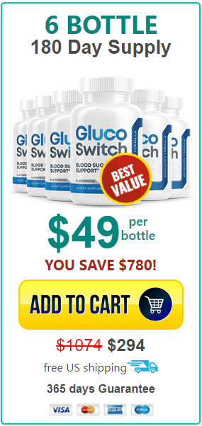 GlucoSwitch 6 Bottle